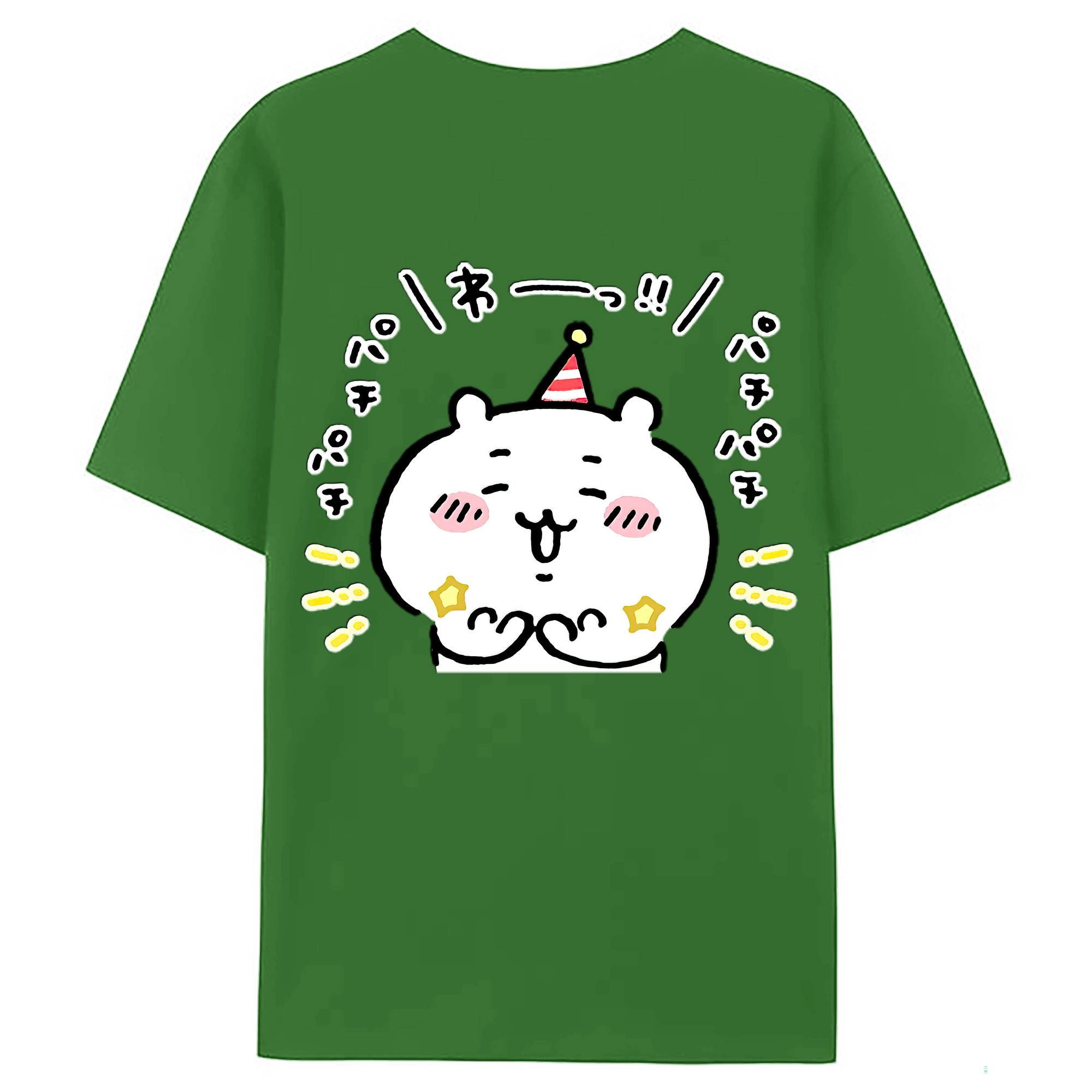 （画像用） ちいかわ ちいかわ Chii-kawa chiikawa レディース半袖Tシャツ(バックプリント)